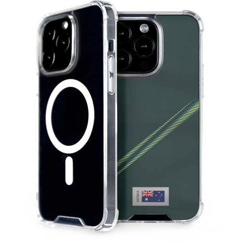 Australia Soccer Flag iPhone 15 Pro MagSafe Case