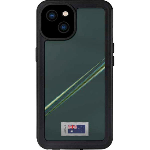 Australia Soccer Flag iPhone 15 Plus Waterproof Case