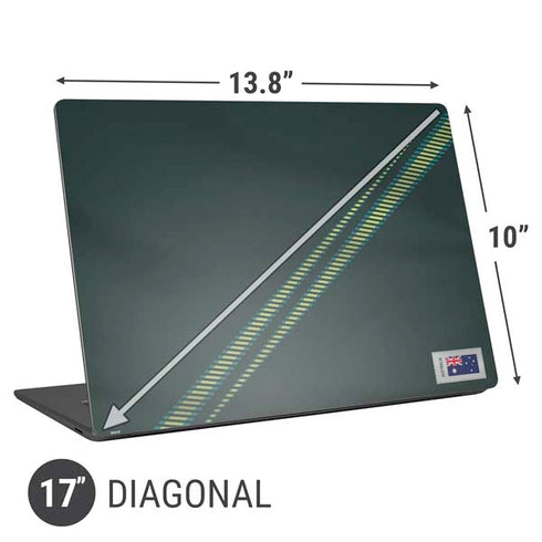 Australia Soccer Flag Universal Laptop 17in (13.8 x 10in) Skin