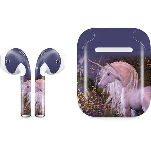 Laurie Prindle Autumn Glow Unicorn Apple AirPods Skin