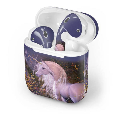 Laurie Prindle Autumn Glow Unicorn Apple AirPods Skin