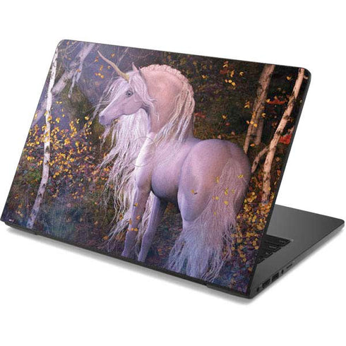 Laurie Prindle Autumn Glow Unicorn Dell Chromebook Skin