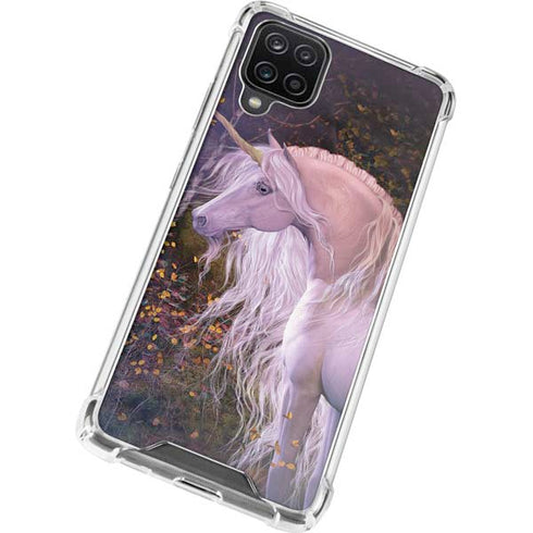 Laurie Prindle Autumn Glow Unicorn Galaxy A12 Clear Case