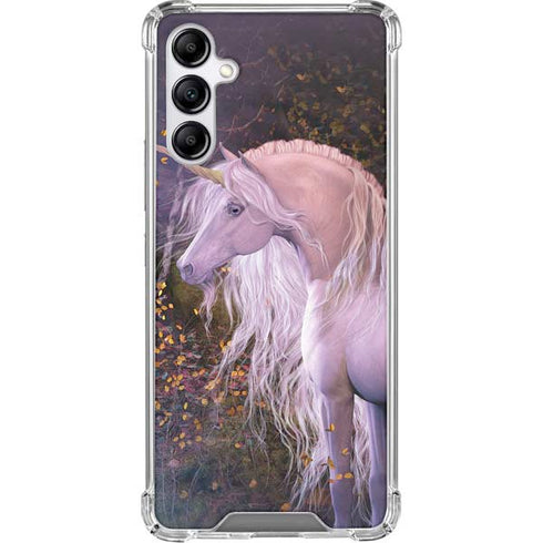 Autumn Glow Unicorn by Laurie Prindle Galaxy A15 5G Clear Case