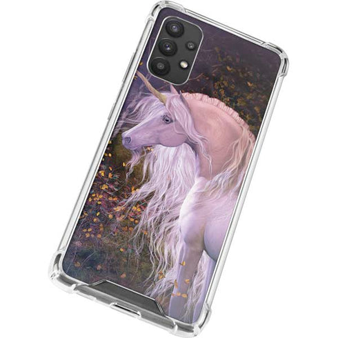 Laurie Prindle Autumn Glow Unicorn Galaxy A32 5G Clear Case