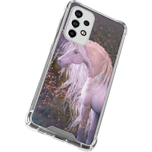 Laurie Prindle Autumn Glow Unicorn Galaxy A33 5G Clear Case