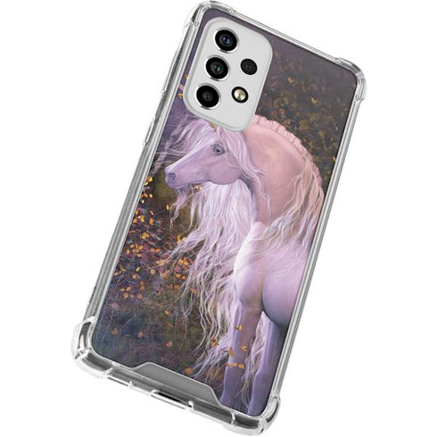 Laurie Prindle Autumn Glow Unicorn Galaxy A53 5G Clear Case