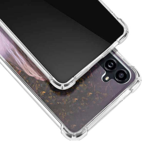 Autumn Glow Unicorn by Laurie Prindle Galaxy A54 5G Clear Case
