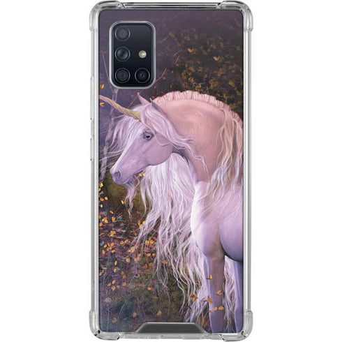 Laurie Prindle Autumn Glow Unicorn Galaxy A71 5G Clear Case