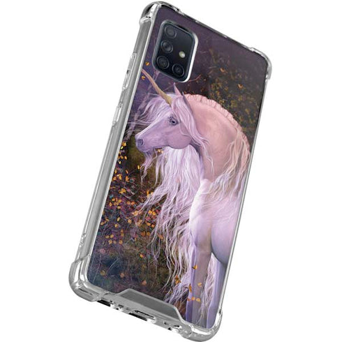Laurie Prindle Autumn Glow Unicorn Galaxy A71 5G Clear Case