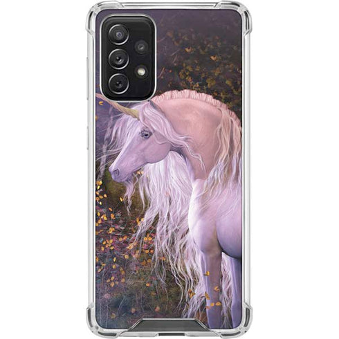 Laurie Prindle Autumn Glow Unicorn Galaxy A72 5G Clear Case
