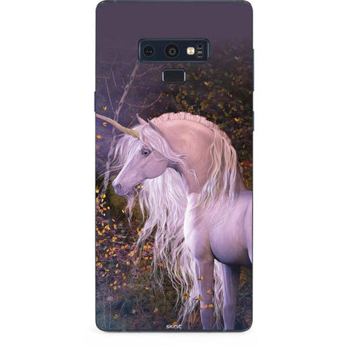 Laurie Prindle Autumn Glow Unicorn Galaxy Note 9 Skin