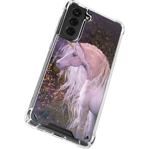 Laurie Prindle Autumn Glow Unicorn Galaxy S21 Plus 5G Clear Case