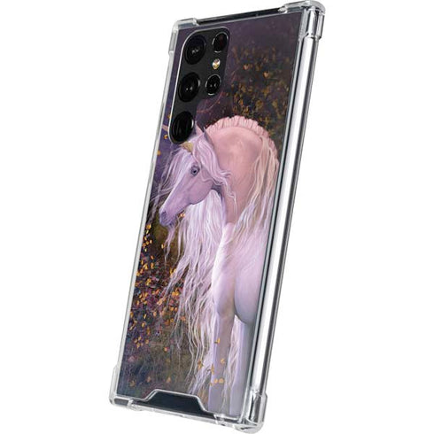 Laurie Prindle Autumn Glow Unicorn Galaxy S22 Ultra Clear Case