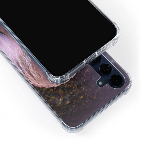 Autumn Glow Unicorn by Laurie Prindle Galaxy S24 Clear Case