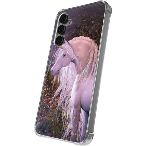 Autumn Glow Unicorn by Laurie Prindle Galaxy S24 Plus Clear Case