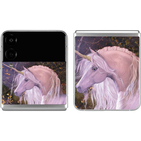 Laurie Prindle Autumn Glow Unicorn Galaxy Z Flip4 5G Skin