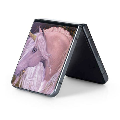 Autumn Glow Unicorn by Laurie Prindle Galaxy Z Flip5 5G Skin
