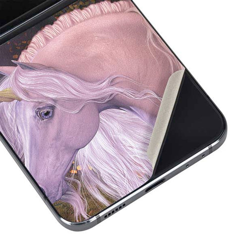 Autumn Glow Unicorn by Laurie Prindle Galaxy Z Flip5 5G Skin