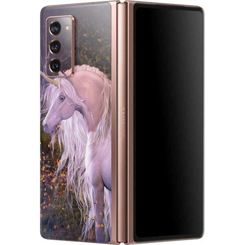 Laurie Prindle Autumn Glow Unicorn Galaxy Z Fold2 5G Skin