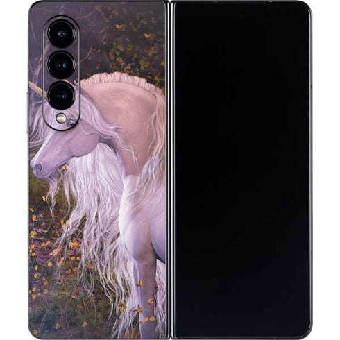 Laurie Prindle Autumn Glow Unicorn Galaxy Z Fold4 5G Skin