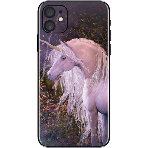 Laurie Prindle Autumn Glow Unicorn iPhone 11 Skin