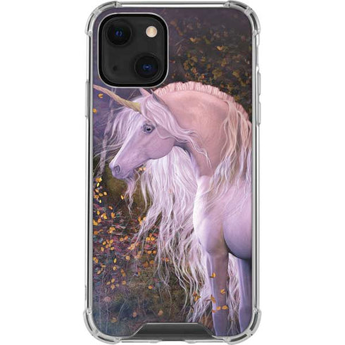 Laurie Prindle Autumn Glow Unicorn iPhone 13 Mini Clear Case