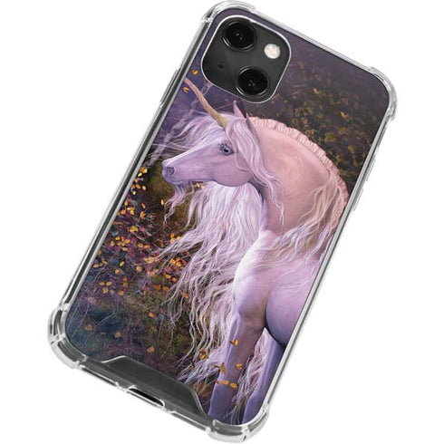 Laurie Prindle Autumn Glow Unicorn iPhone 13 Mini Clear Case