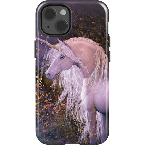 Autumn Glow Unicorn by Laurie Prindle iPhone 15 Impact Case
