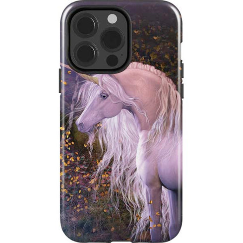 Autumn Glow Unicorn by Laurie Prindle iPhone 15 Pro Impact Case