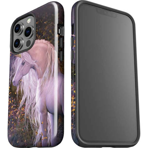Autumn Glow Unicorn by Laurie Prindle iPhone 15 Pro Impact Case
