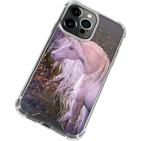Autumn Glow Unicorn by Laurie Prindle iPhone 15 Pro Max Clear Case