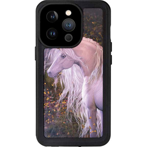 Laurie Prindle Autumn Glow Unicorn iPhone 14 Pro Waterproof Case