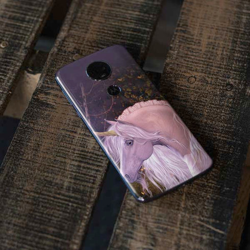 Laurie Prindle Autumn Glow Unicorn Moto E5 Plus Skin