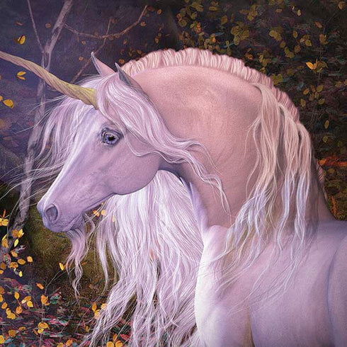 Laurie Prindle Autumn Glow Unicorn Moto G6 Skin