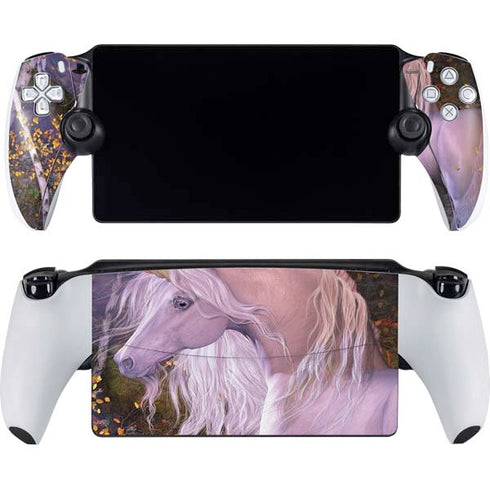 Autumn Glow Unicorn by Laurie Prindle PlayStation Portal Remote Player Skin