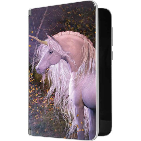 Laurie Prindle Autumn Glow Unicorn Surface Duo Skin