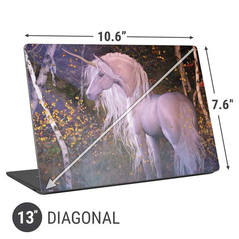Laurie Prindle Autumn Glow Unicorn Universal Laptop 13in (10.6 x 7.6in) Skin