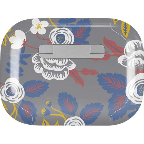 Autumn Grey Floral AirPods Pro 2nd Gen Skin