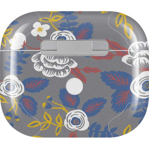 Autumn Grey Floral Apple AirPods (3rd Gen 2021) Skin