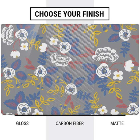 Autumn Grey Floral Dell Vostro Skin