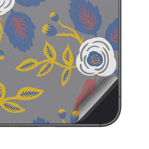 Autumn Grey Floral Galaxy A14 5G Skin