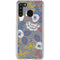 Autumn Grey Floral Galaxy A21 Clear Case