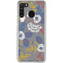 Autumn Grey Floral Galaxy A21 Clear Case