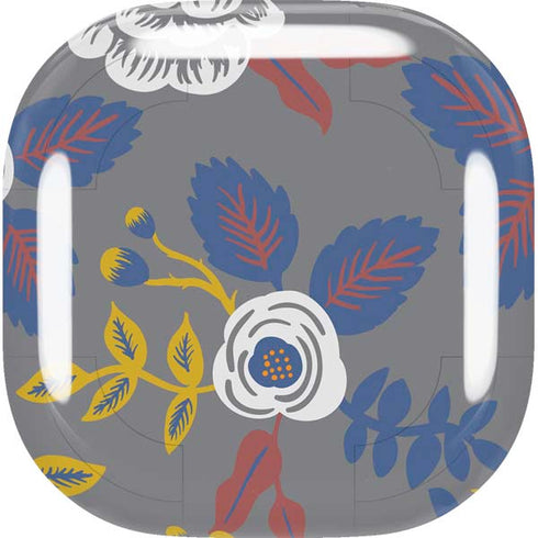 Autumn Grey Floral Galaxy Buds Live Skin