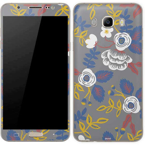 Autumn Grey Floral Galaxy J7 Skin