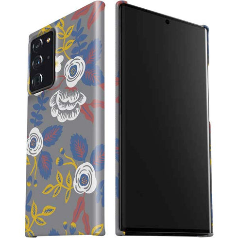 Autumn Grey Floral Galaxy Note20 Ultra 5G Lite Case