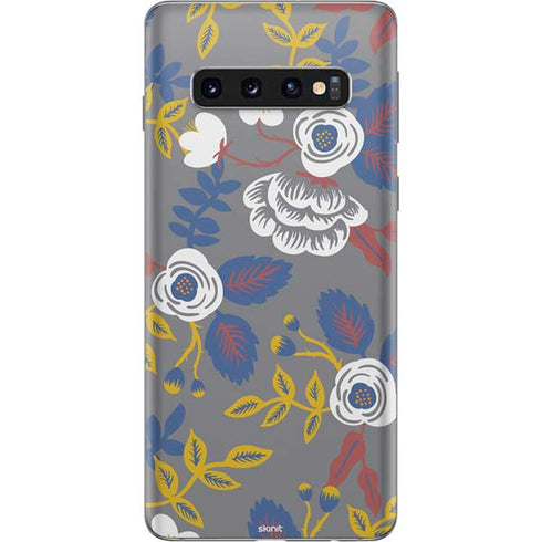 Autumn Grey Floral Galaxy S10 Skin