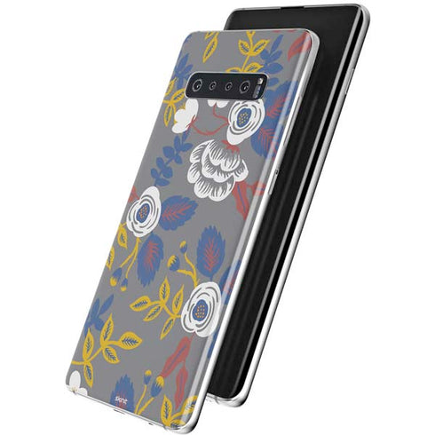 Autumn Grey Floral Galaxy S10 Skin