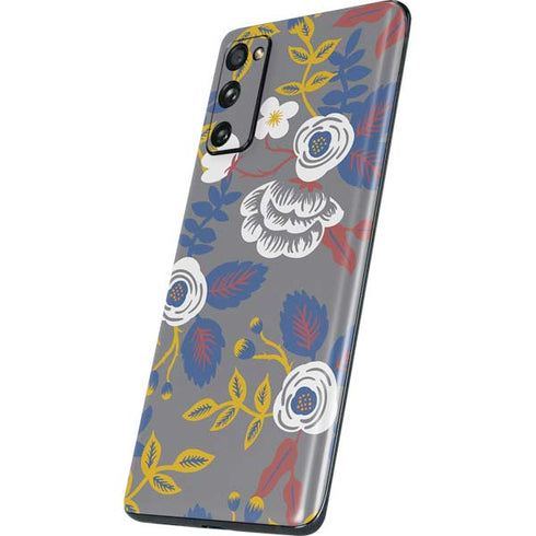 Autumn Grey Floral Galaxy S20 Fan Edition Skin